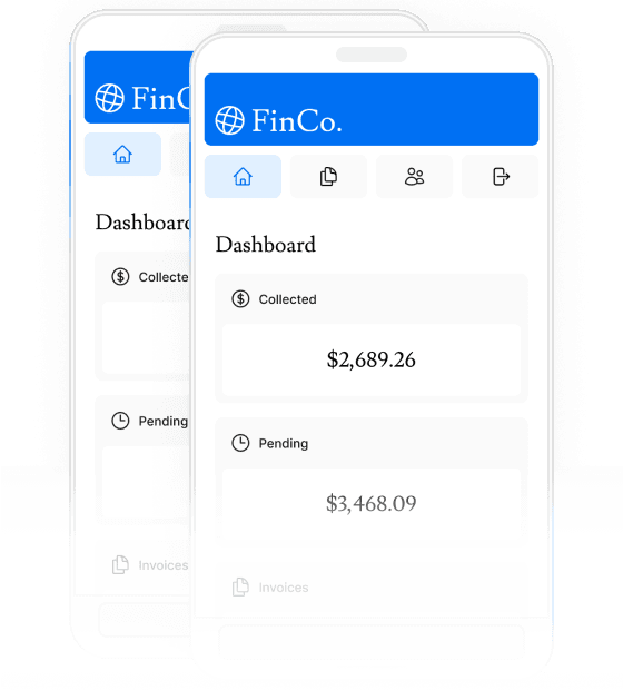 Screenshot of the dashboard project showing mobiel version